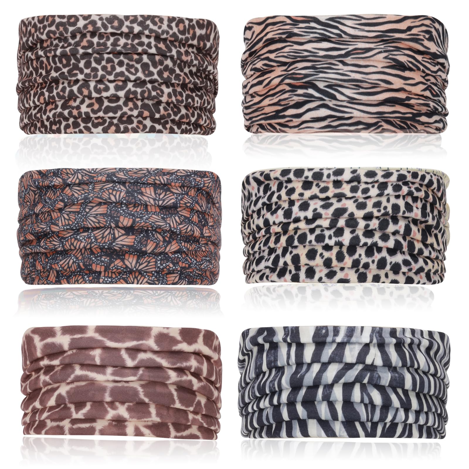 Cobahom animal-print pack front view showing pattern variety and convenience