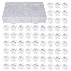Cobahom clear mini clips front pack showing compact convenience