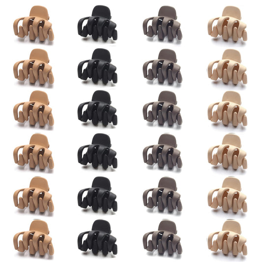 Cobahom front view of 24-pack mini clips showing color assortment and neat packaging benefit