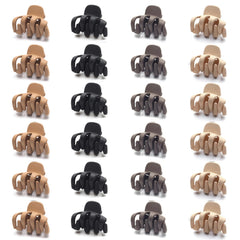 Cobahom front view of 24-pack mini clips showing color assortment and neat packaging benefit
