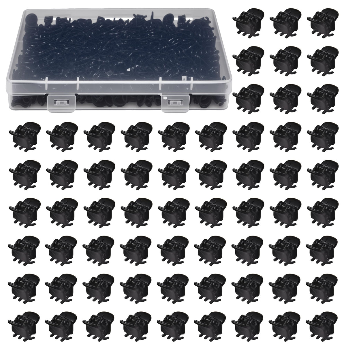 Cobahom front packaging showing full 120pcs mini clips, convenient supply