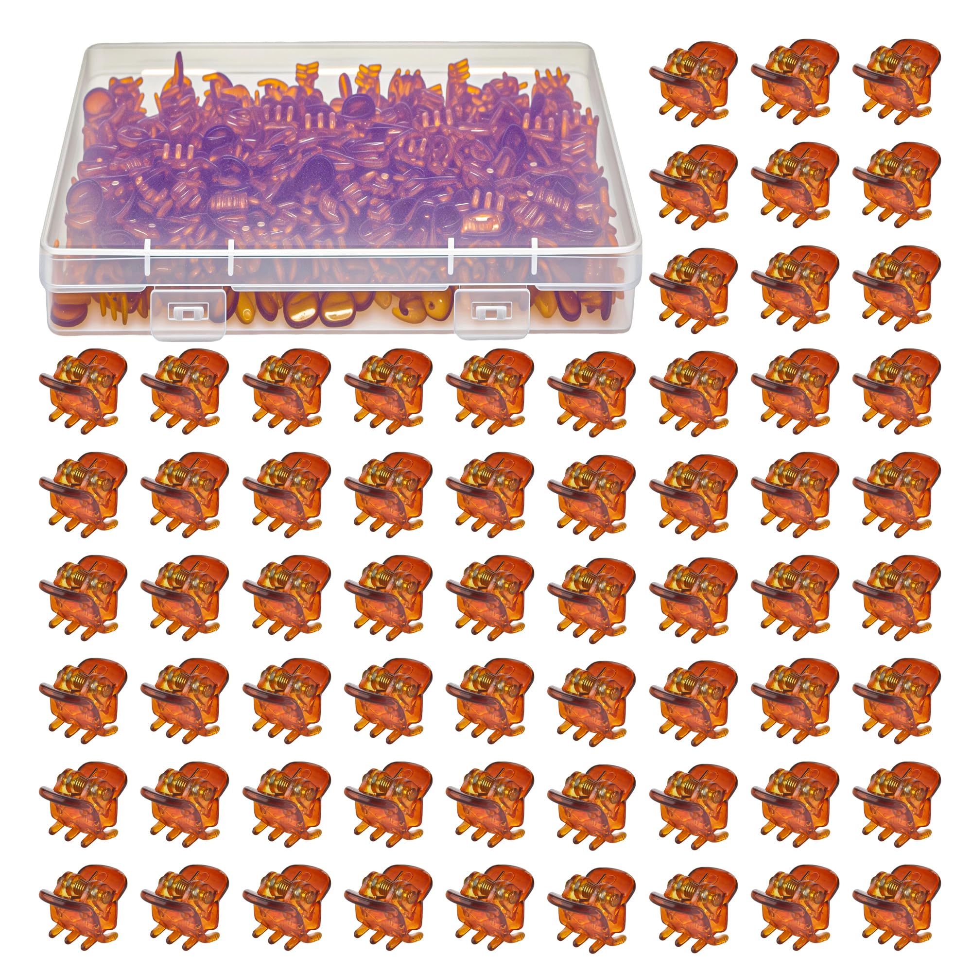 Cobahom front packaging showing 120 mini claw clips and convenient bulk supply