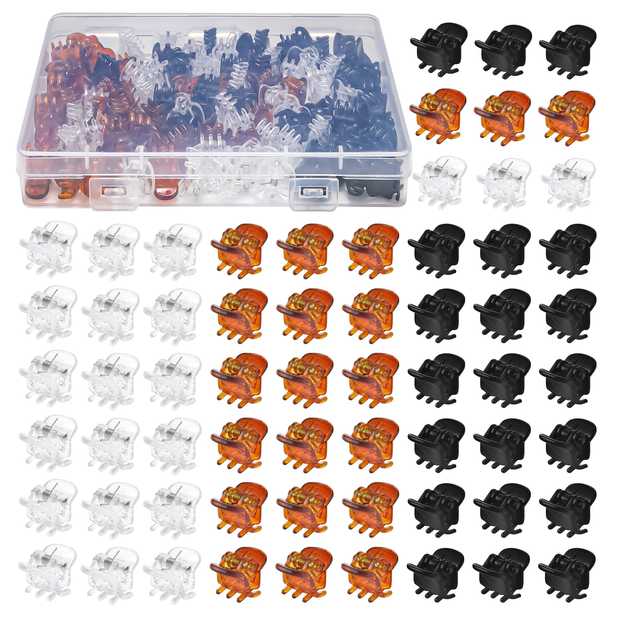 Cobahom front packaging showing 120 mini clips for convenient styling