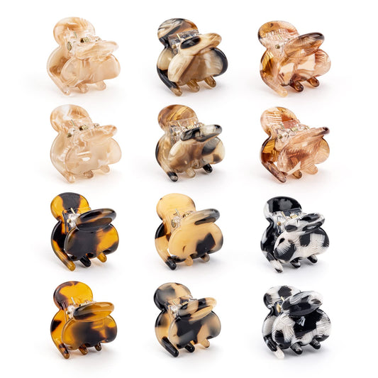 Cobahom front packaging showing all 12 multicolor mini clips for easy selection