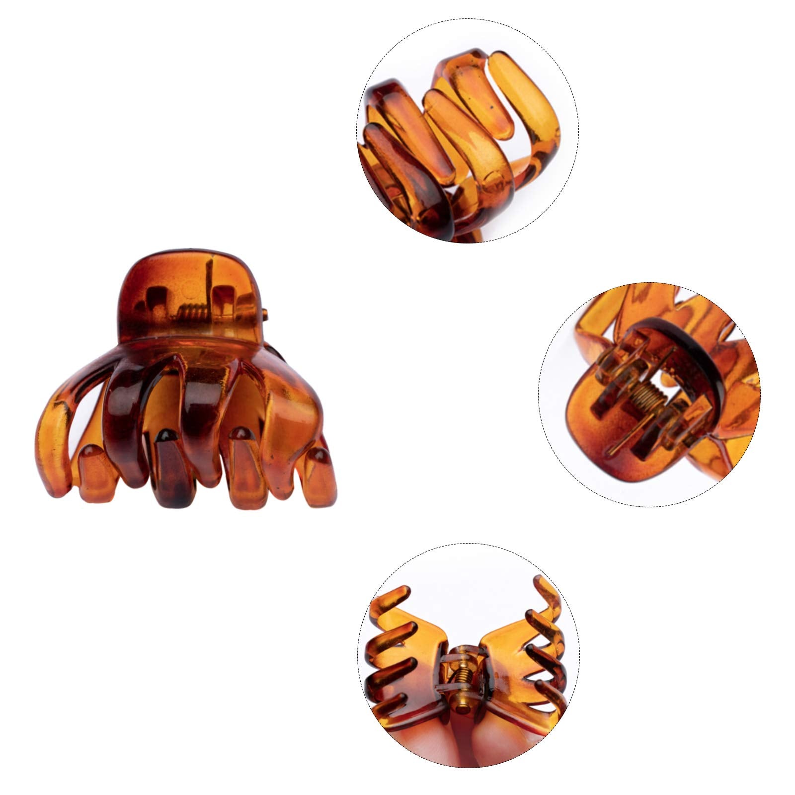 Cobahom clip holding a half-up hairstyle demonstrating secure no-slip styling benefit