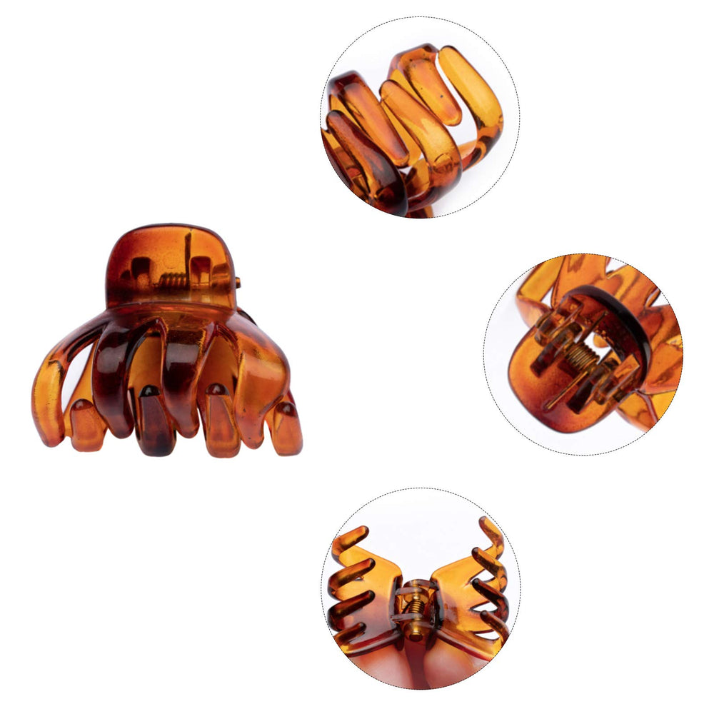Cobahom clip holding a half-up hairstyle demonstrating secure no-slip styling benefit