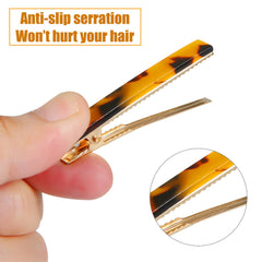 Cobahom clip in use holding a half-up hairstyle with ease