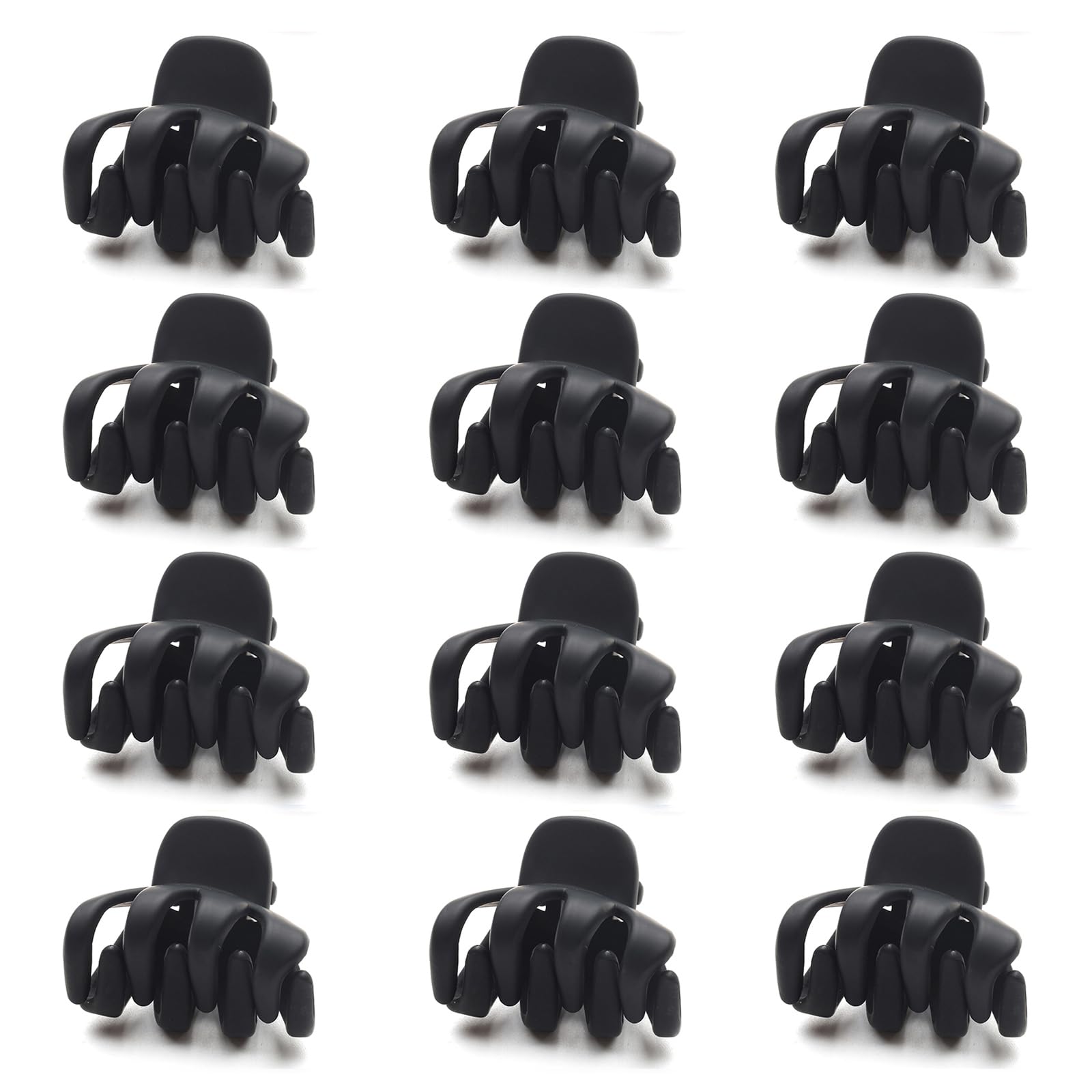 Cobahom matte black front view showing compact no-slip clip benefit