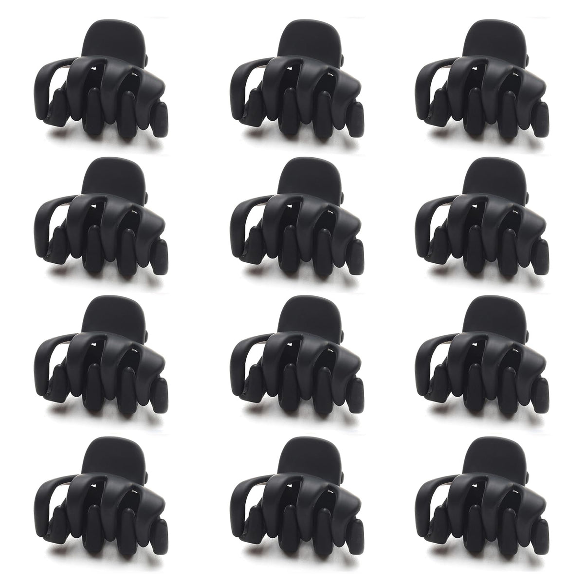 Cobahom matte black front view showing compact no-slip clip benefit