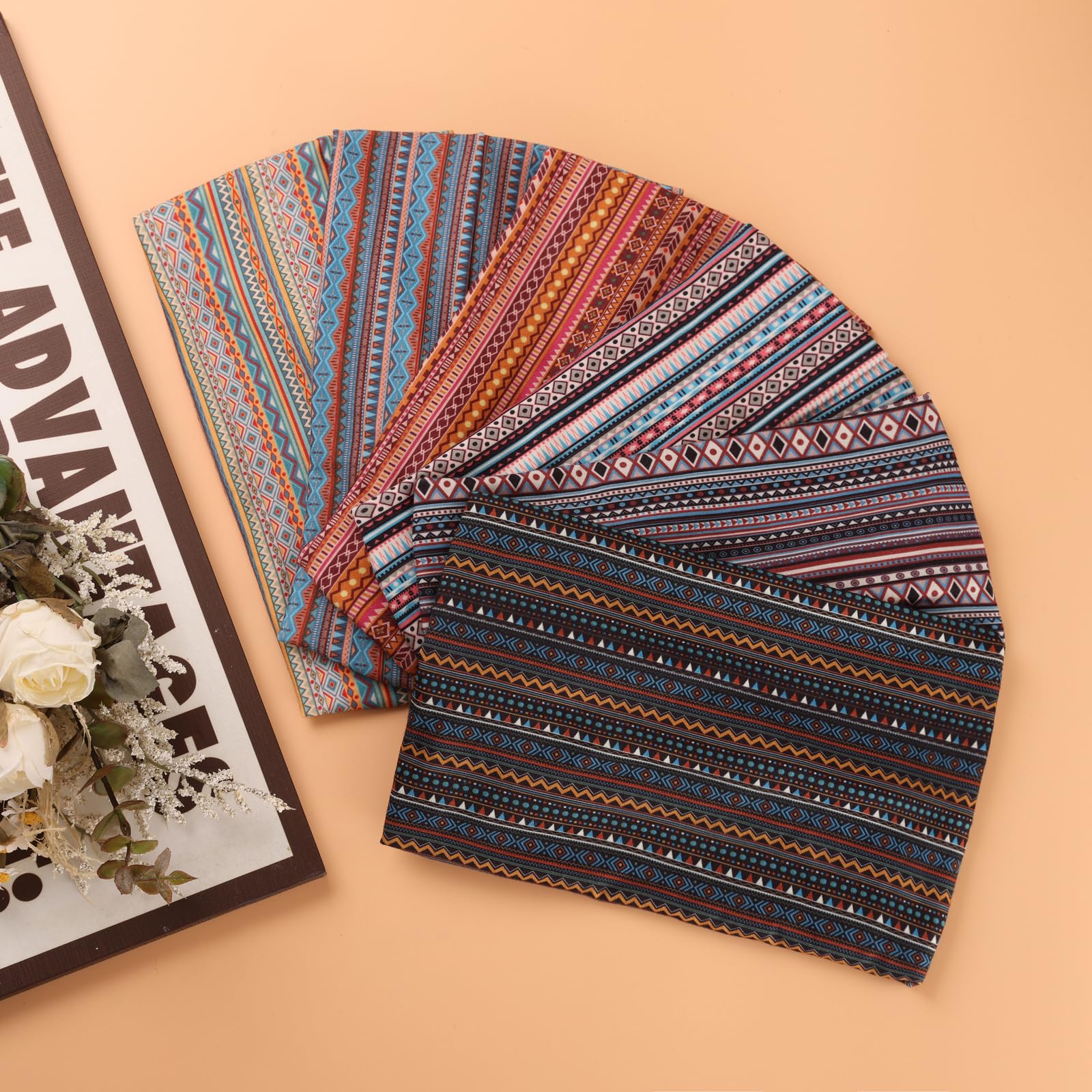 Cobahom display of different stripe patterns for outfit coordination