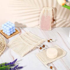 cobee soap inside pouch creating rich foam, improved lathering benefit