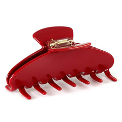 CobeTech JP cherry-red clip front view showing secure hold benefit