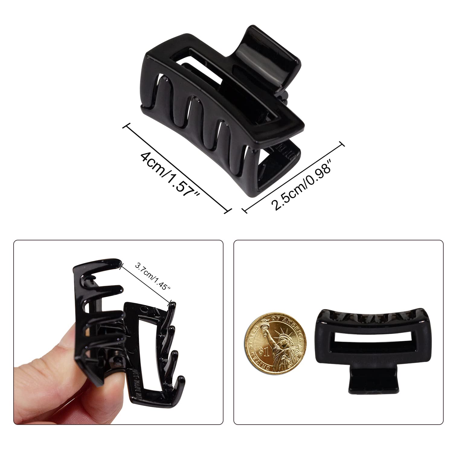 cobinaan closed clip detail highlighting matte finish and firm grip benefit