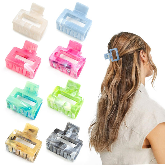 cobinaan front packaging showing eight marble rectangle clips and colorful options