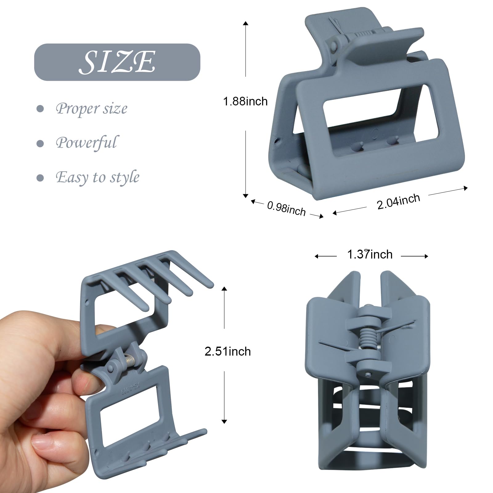 cobinaan clip securing half-up hairstyle for neat everyday look