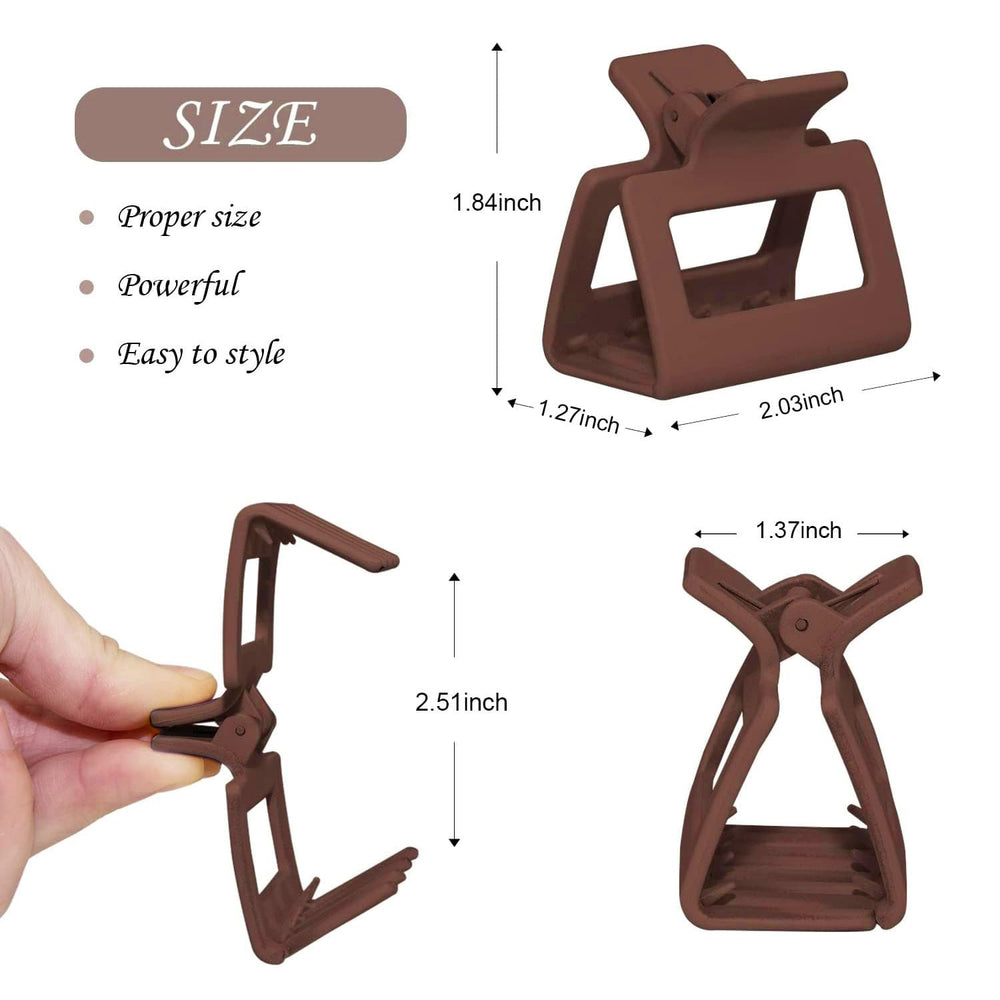Cobinaan clip securing a half bun on medium hair demonstrating comfortable long-lasting hold