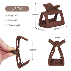 Cobinaan clip securing a half bun on medium hair demonstrating comfortable long-lasting hold