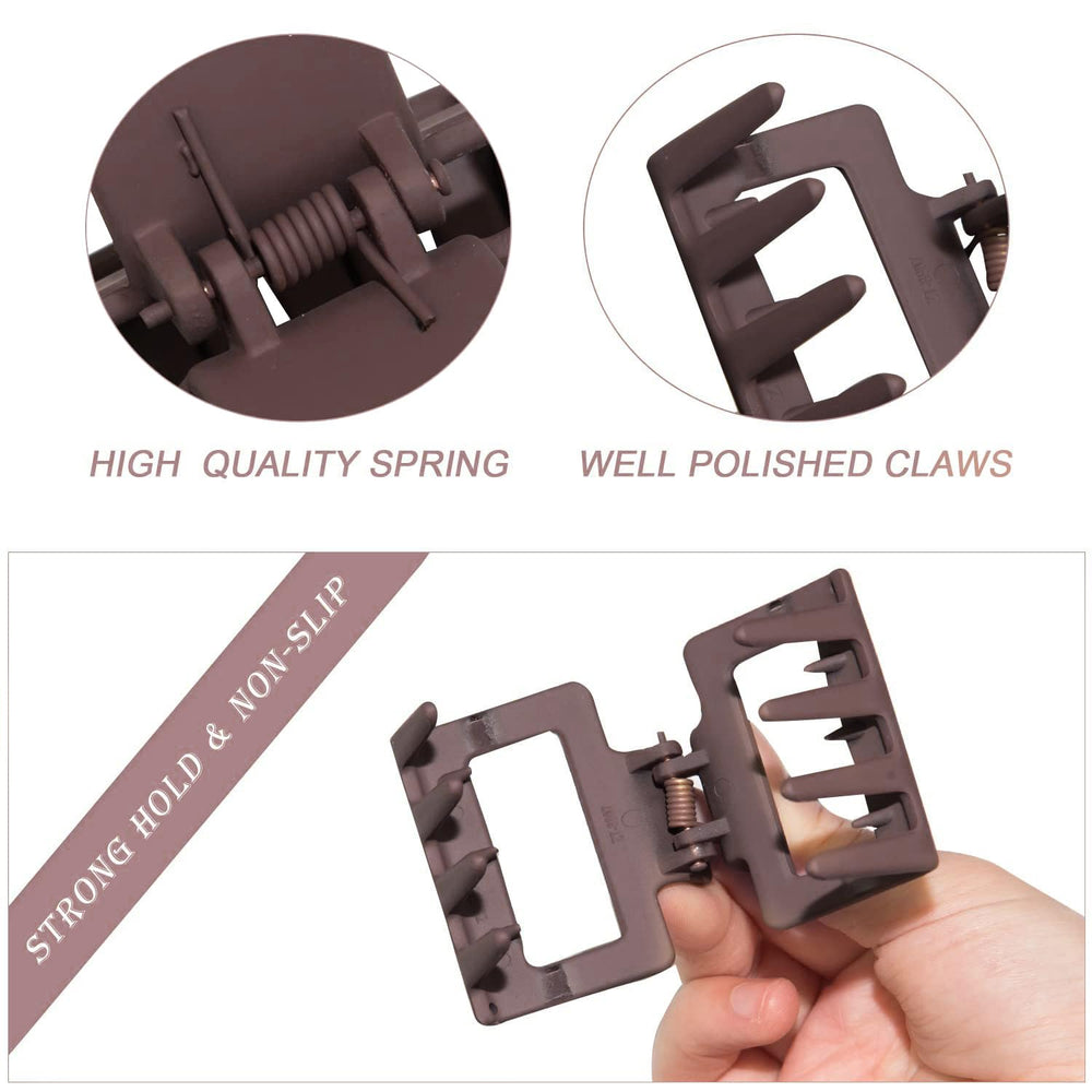 Cobinaan clip held in hand showing compact 2x1x1.8 inch size for travel convenience