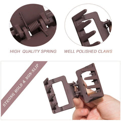 Cobinaan clip held in hand showing compact 2x1x1.8 inch size for travel convenience