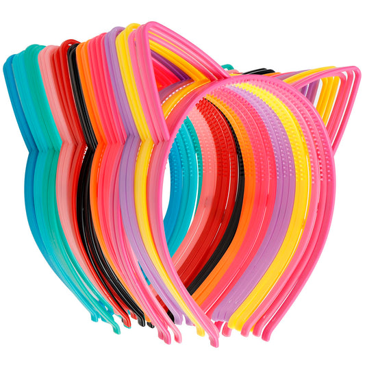COCIDE front packaging showing 36 colorful cat ear headbands and bulk value
