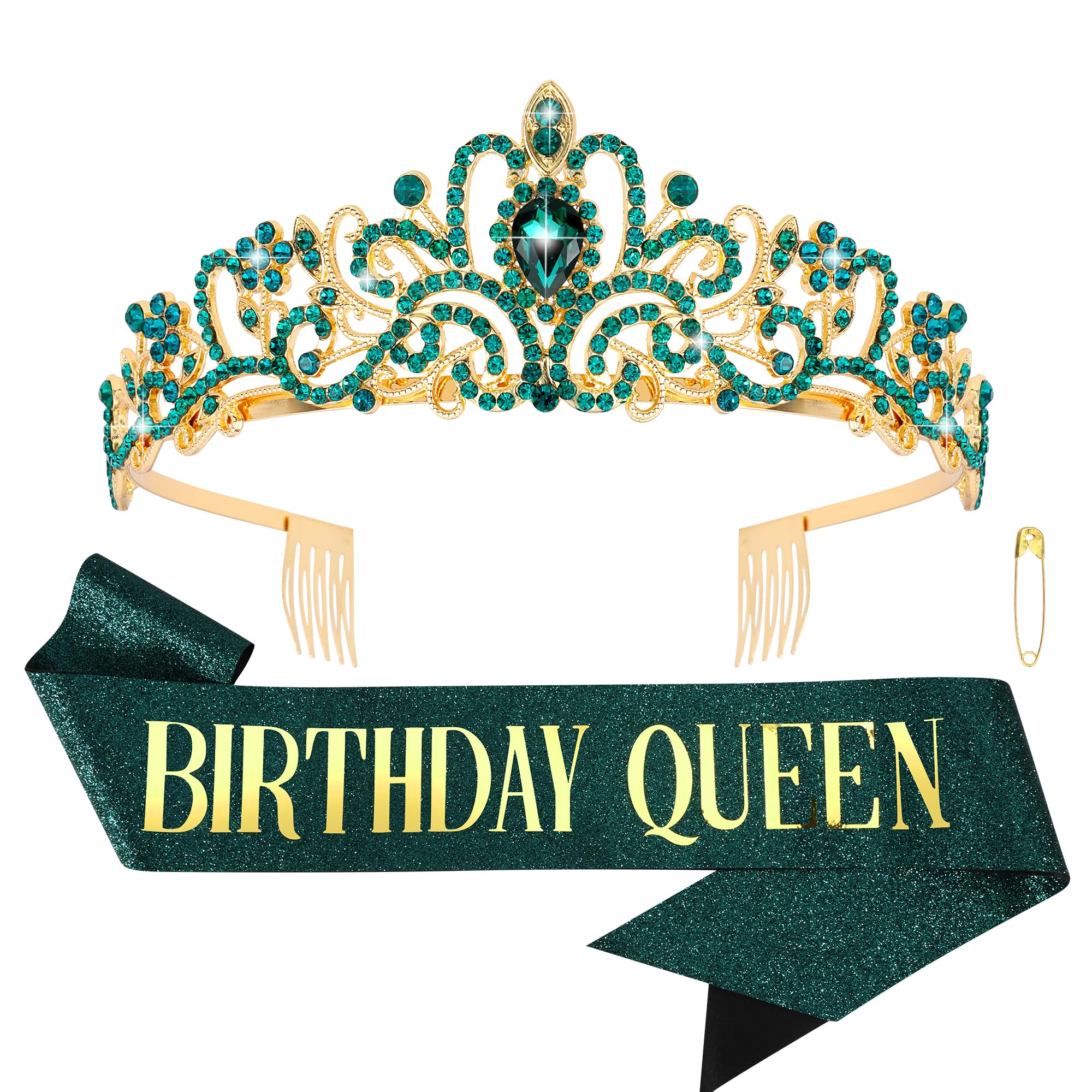 COCIDE front view of sash and tiara showing unified party look and instant recognition