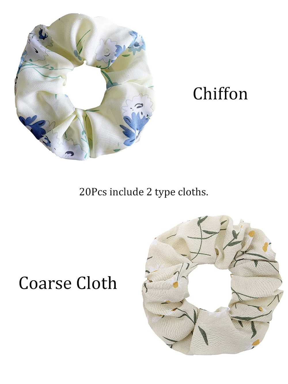 COCIDE scrunchie worn in ponytail demonstrating gentle grip
