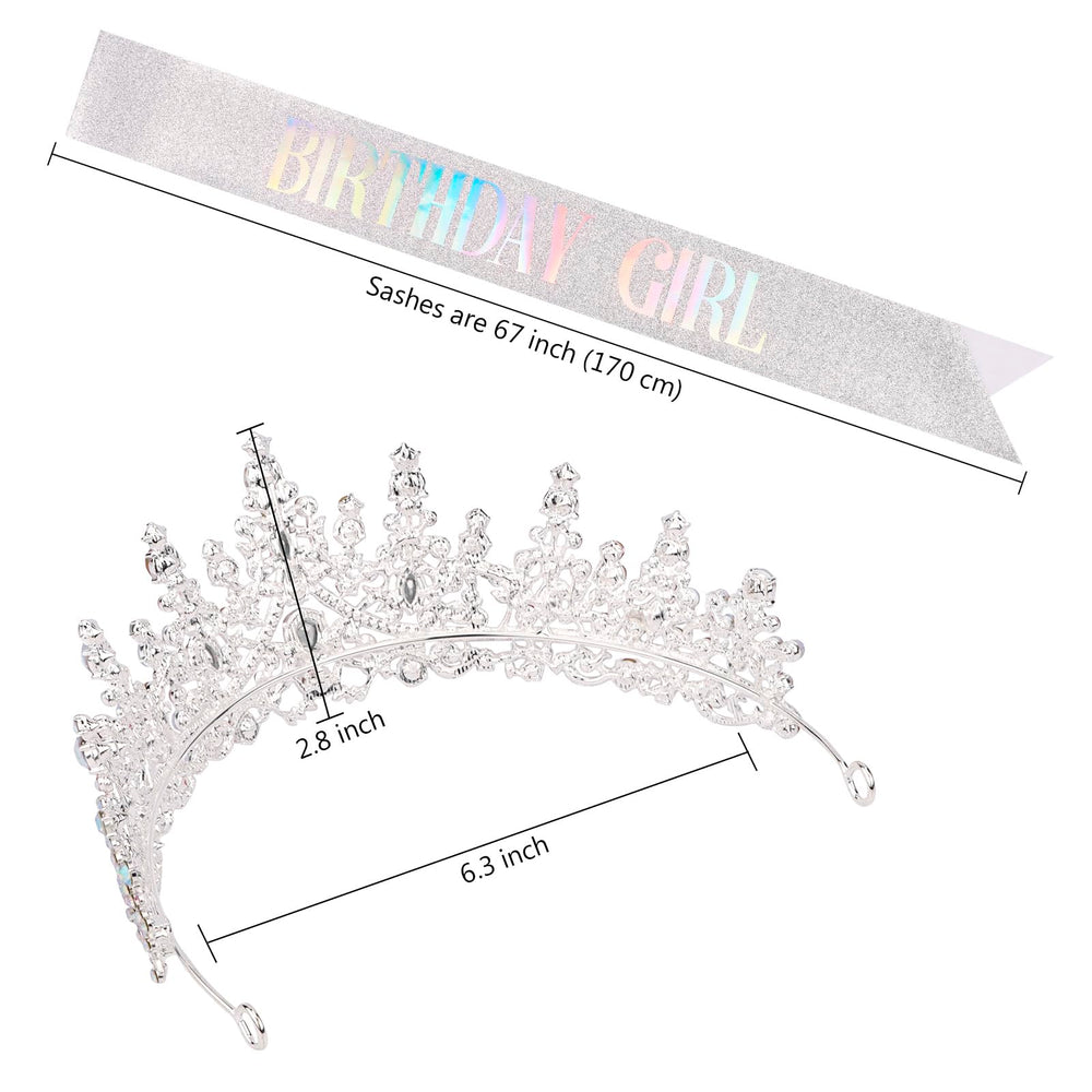 COCIDE sash and tiara styled on birthday table showing how it enhances décor