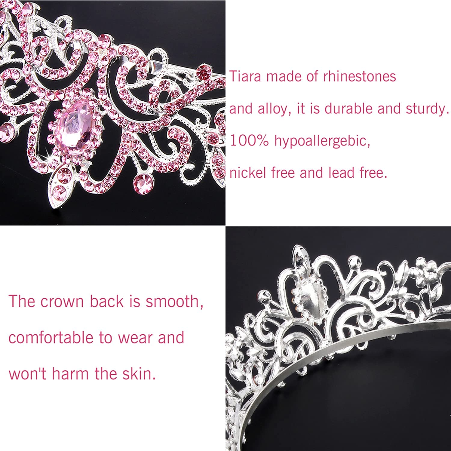 COCIDE tiara on hand size comparison showing scale and lightweight benefit