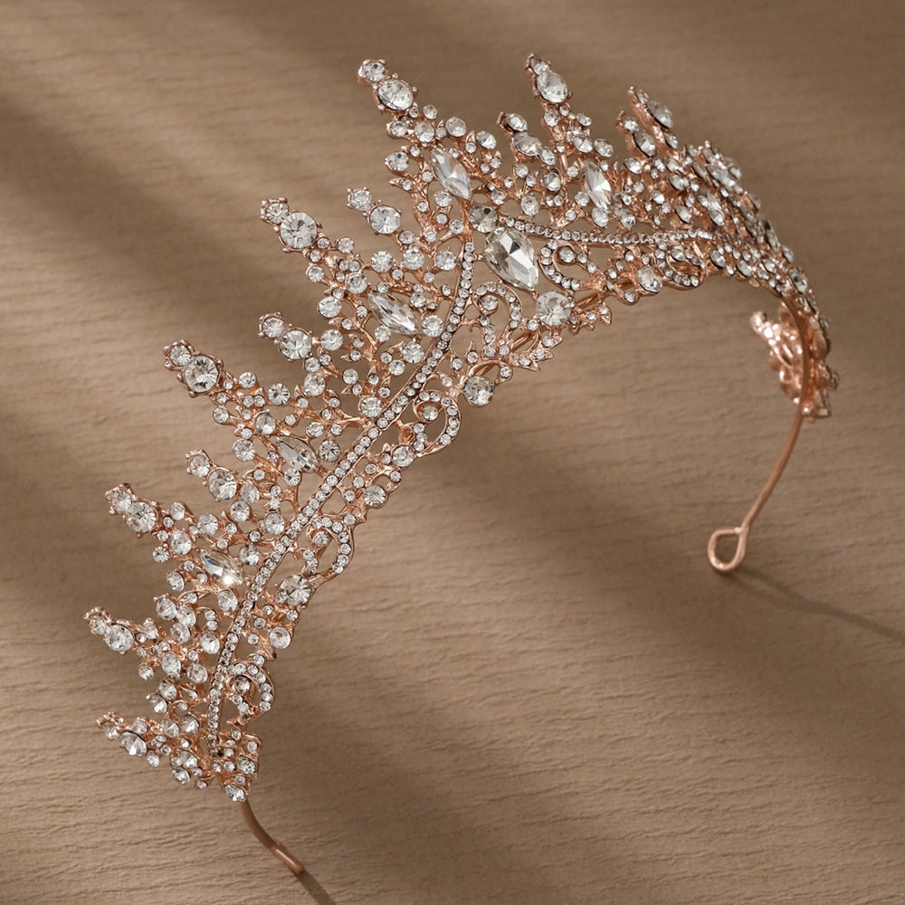 COCIDE tiara back detail showing alloy finish and fastening
