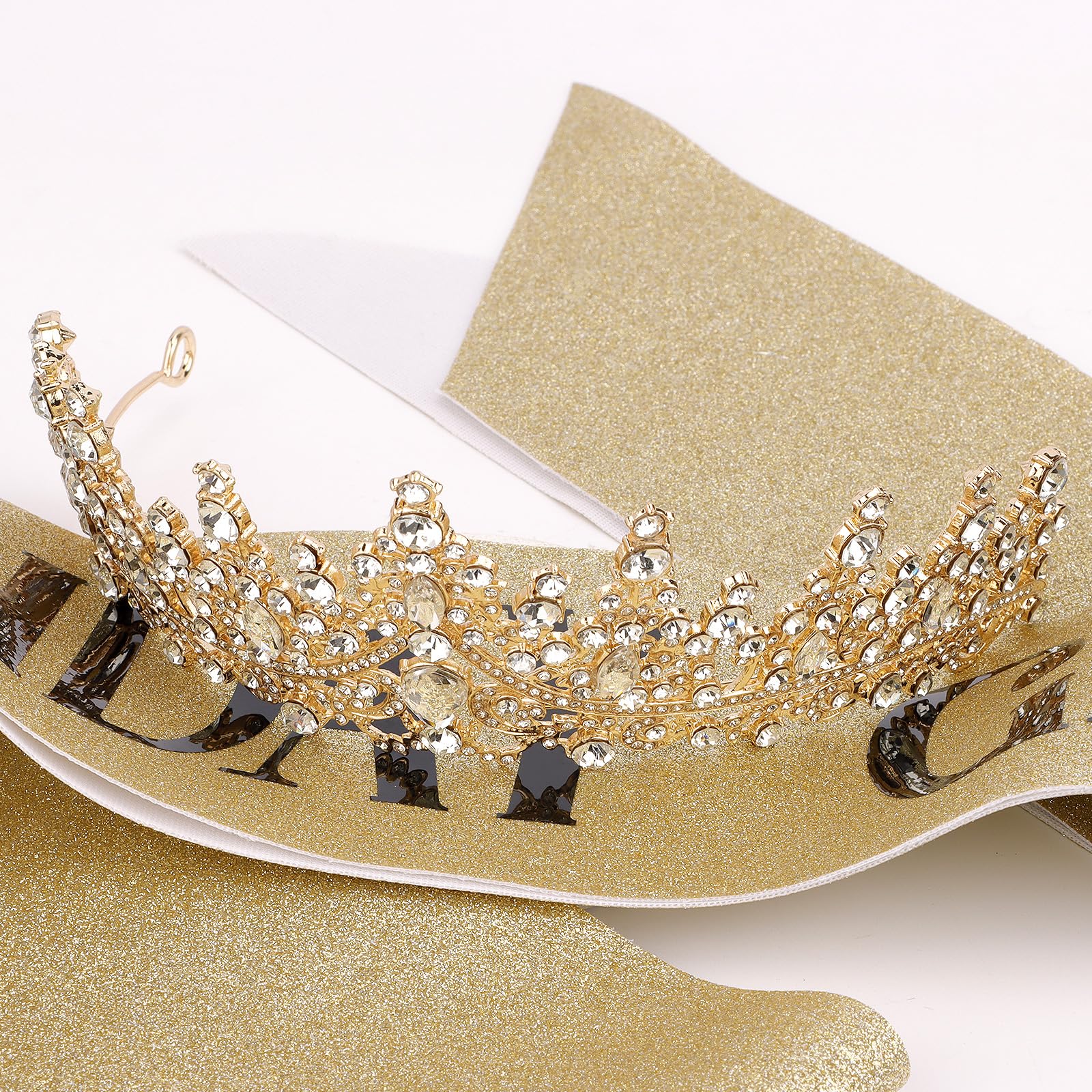 COCIDE tiara size comparison in hand demonstrating fit and scale