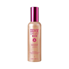 Coco & Eve front packaging showing SPF 50 protection and glow benefit