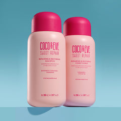 Coco & Eve in-bathroom lifestyle use for salon-style results at home