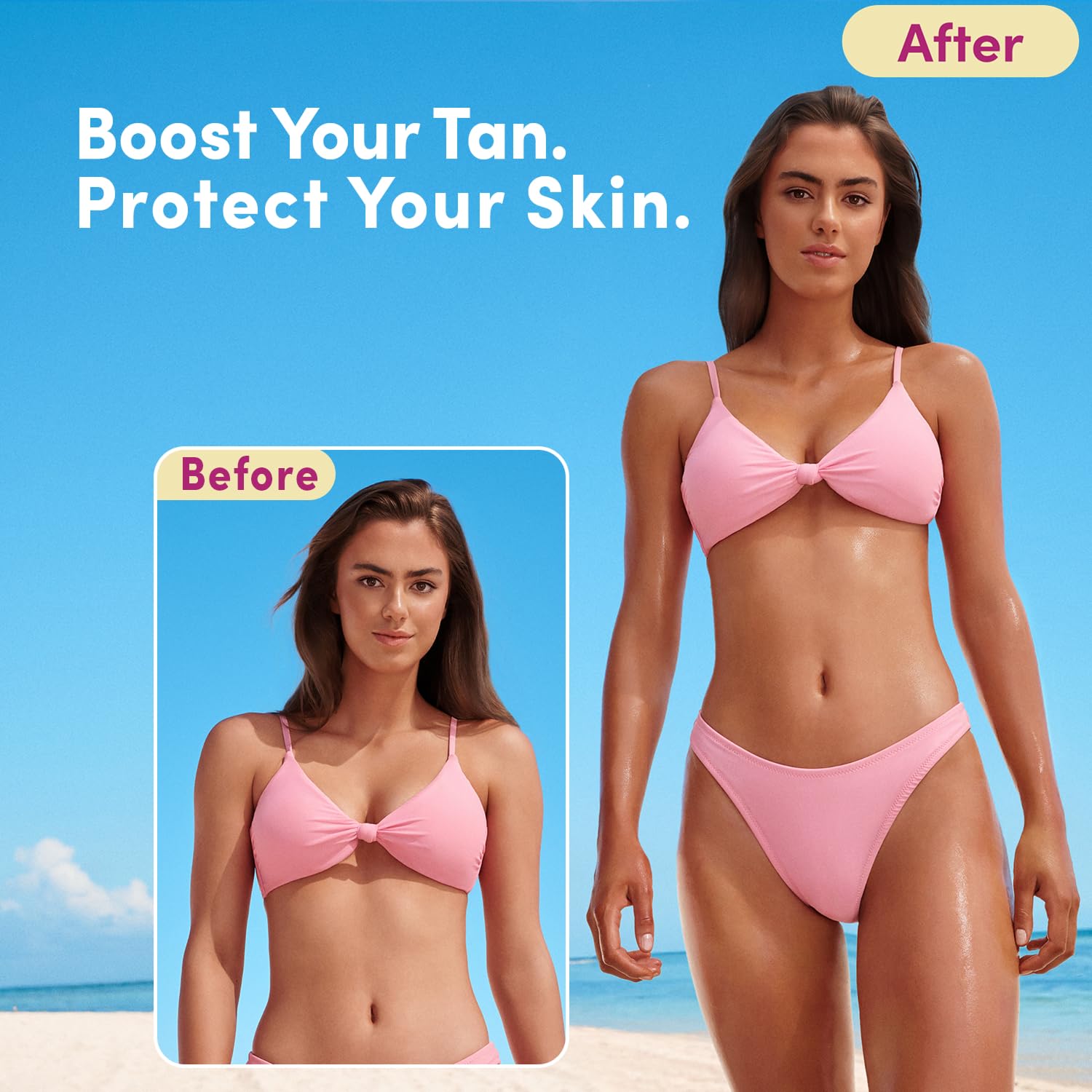 Coco & Eve pouring oil texture demonstrating fast absorption and glow