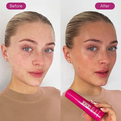 Coco & Eve serum texture on hand showing hydrating, blendable finish