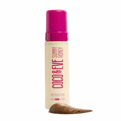 Coco & Eve bottle front view showing product branding and benefit