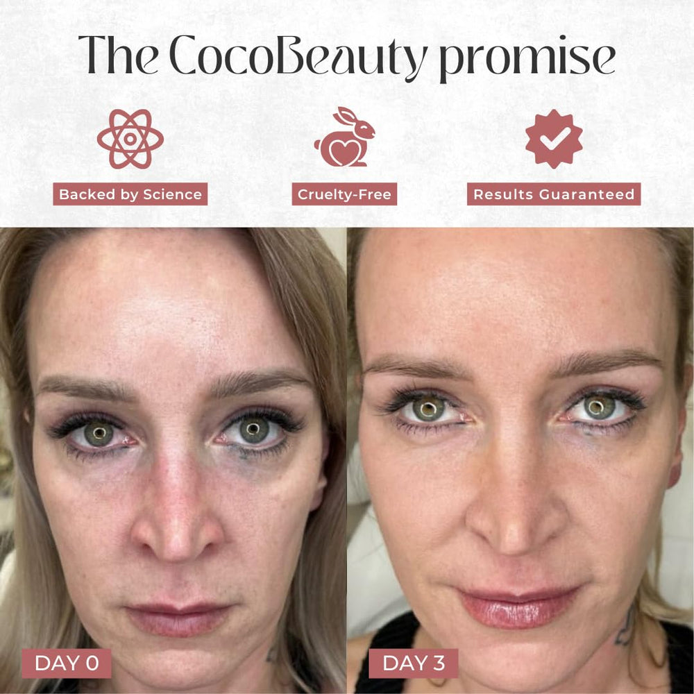 COCOBEAUTY lifestyle scene in bathroom for easy routine benefit