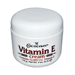 COCOCARE label close-up highlighting 12000 I.U. vitamin E and ingredient clarity