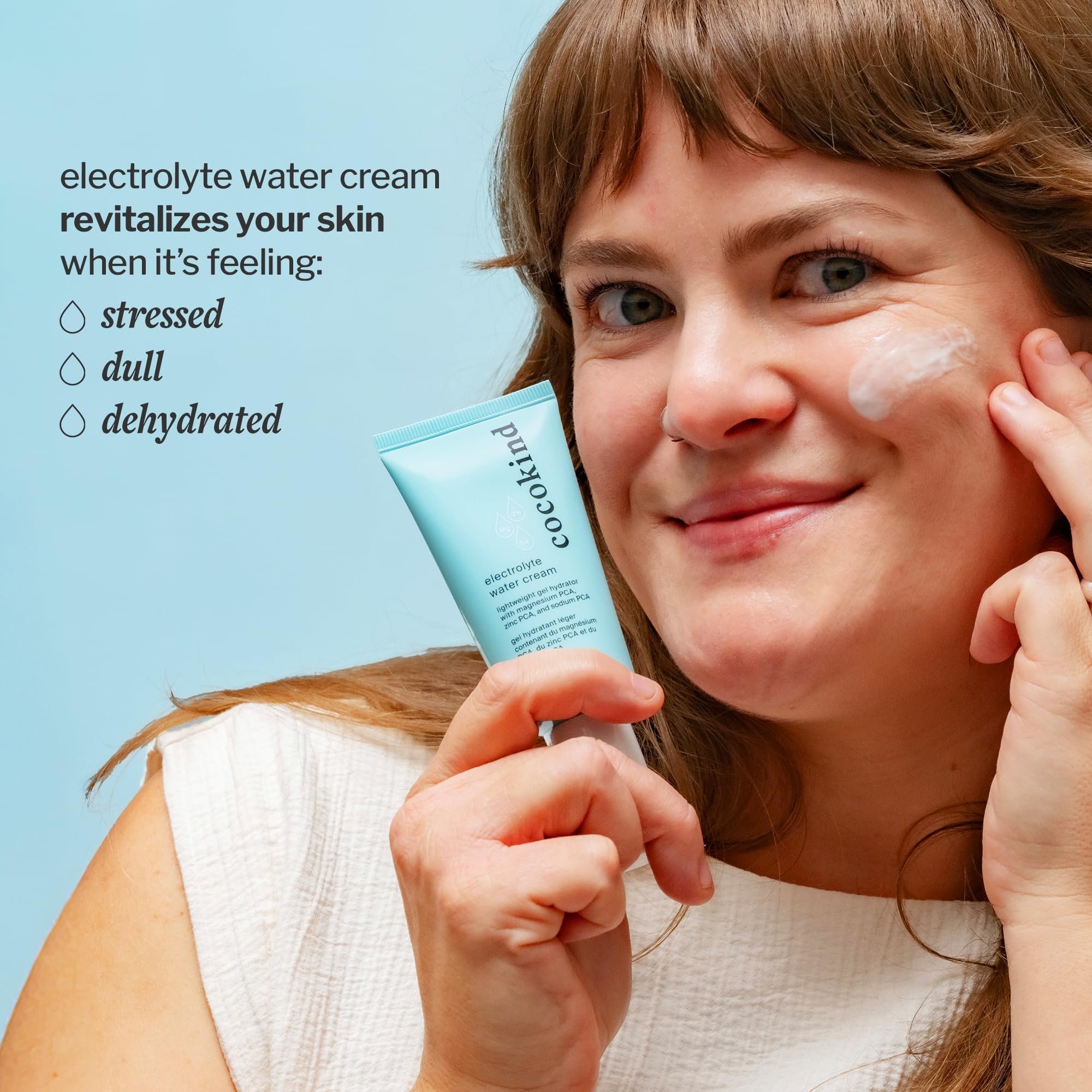 Cocokind product label closeup highlighting ingredient claims