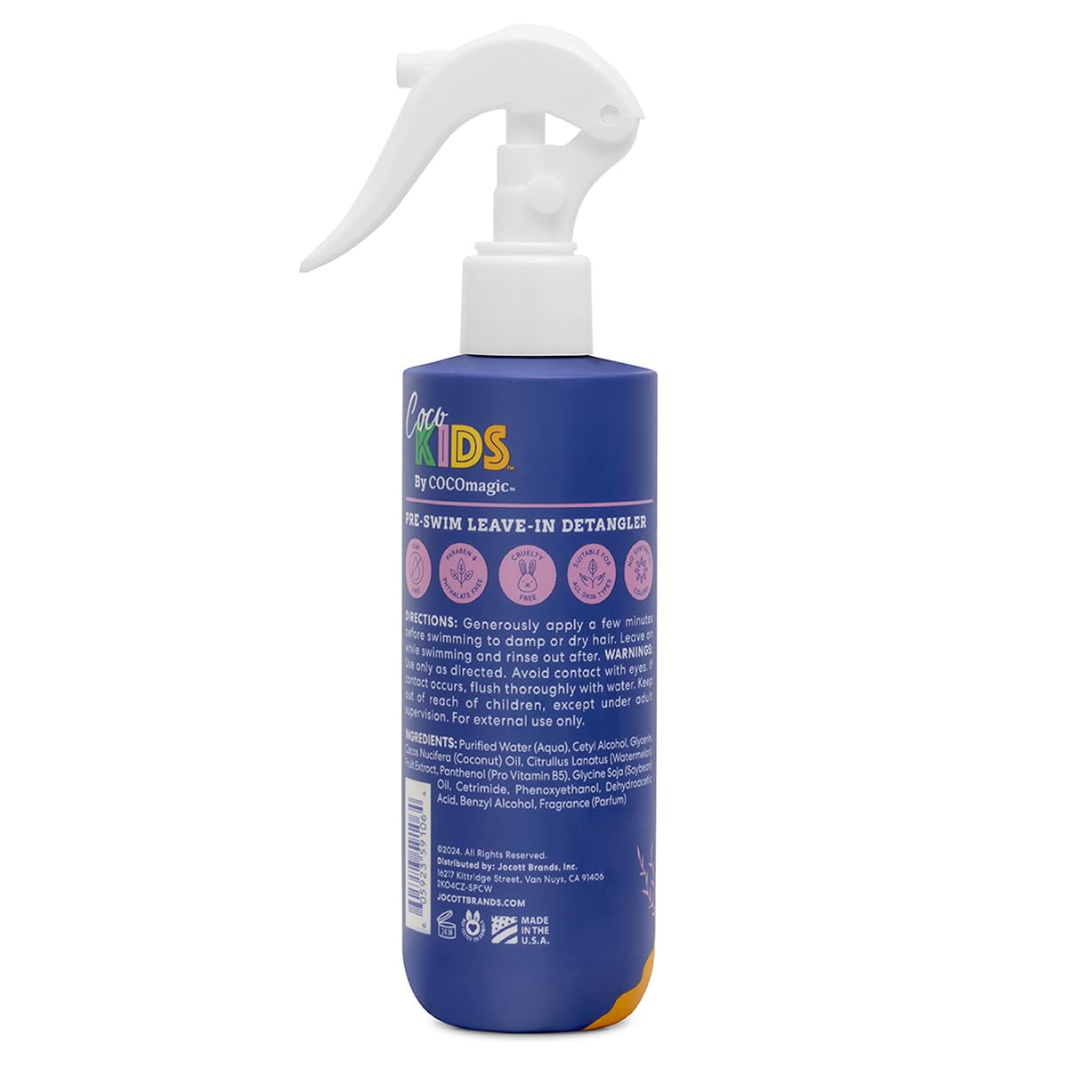 Cocomagic close-up of spray nozzle for easy mist application benefit