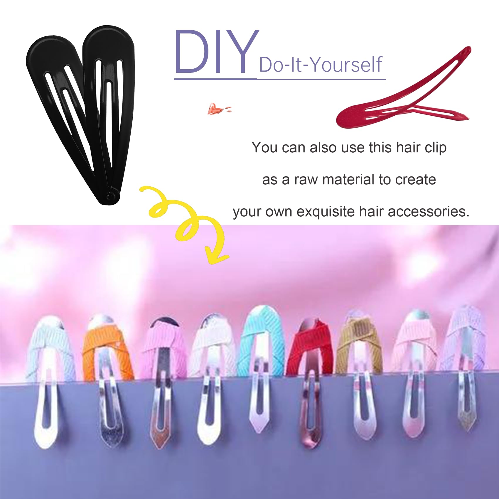 cocplok colorful array of clips demonstrating styling options