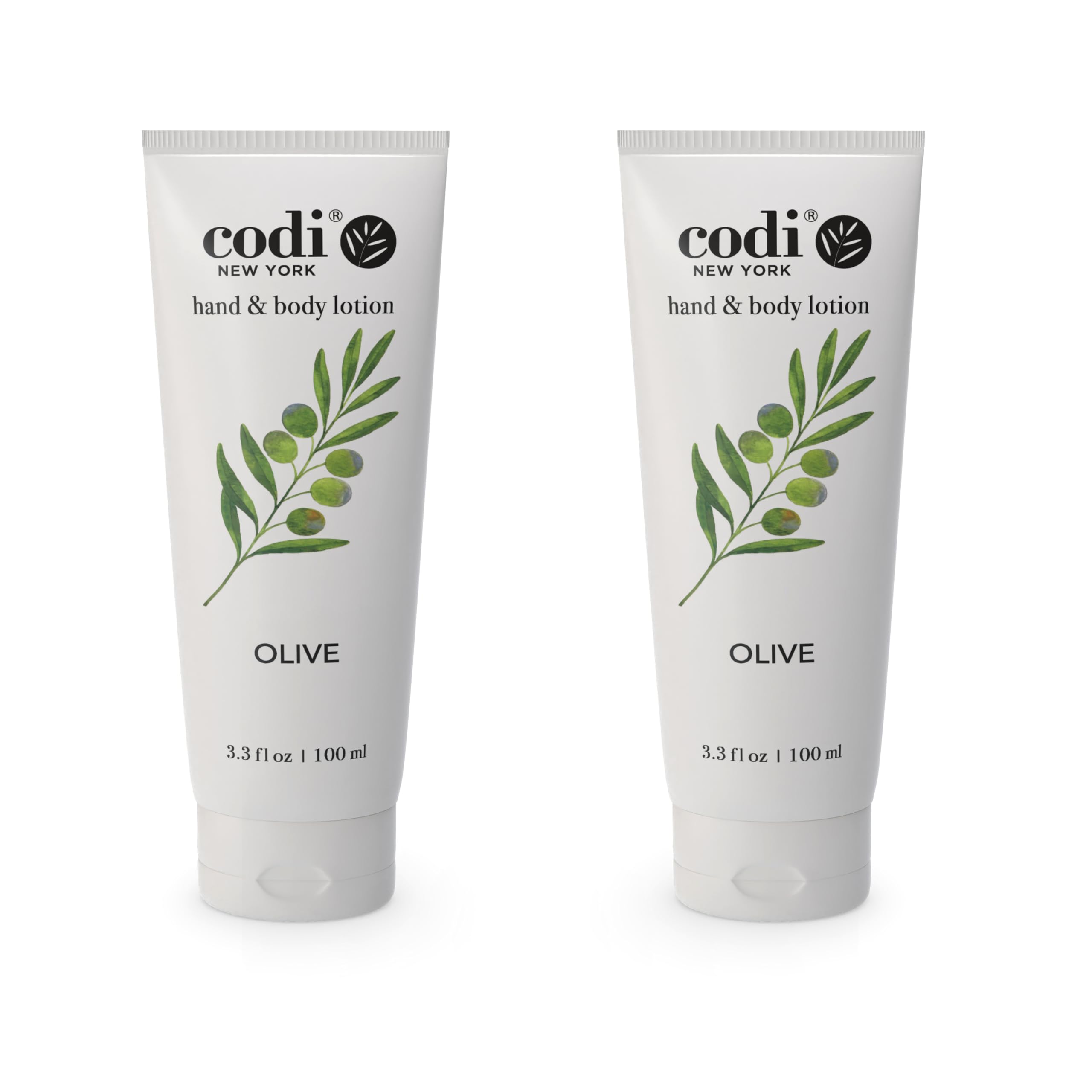 Codi N Codi front bottle showing label and olive scent benefits