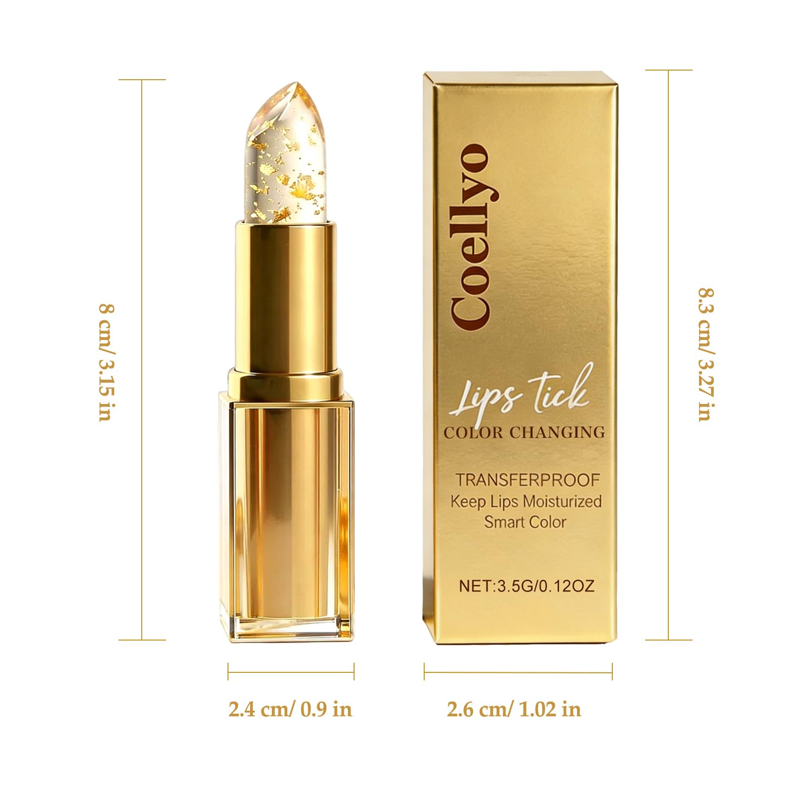 Coellyo True worn by a woman outdoors showing natural-looking, long-lasting color