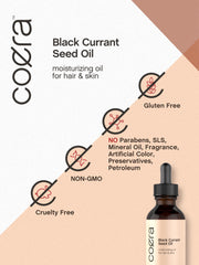 Coera oil smoothing onto skin for quick hydration and soft finish
