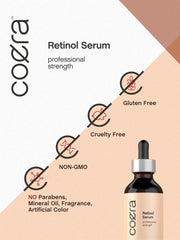 Coera packaging variation example with label differences to show possible formats