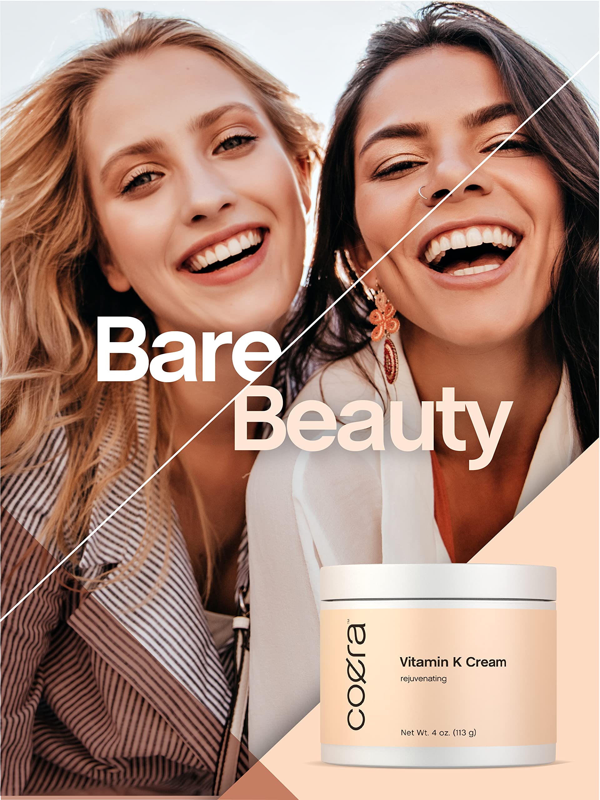 Coera on bathroom counter in lifestyle scene indicating daily routine benefit