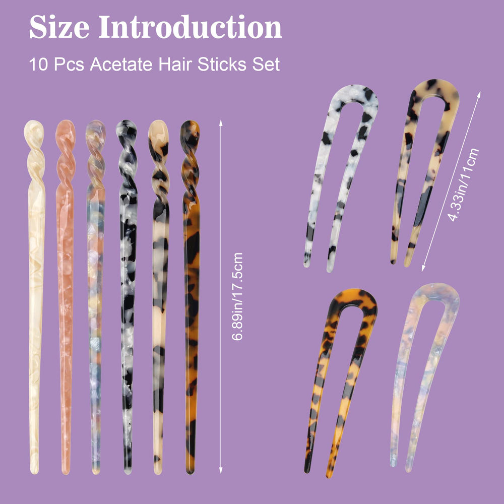 Coldairsoap U-shaped hair fork detail demonstrating secure hold and comfortable fit