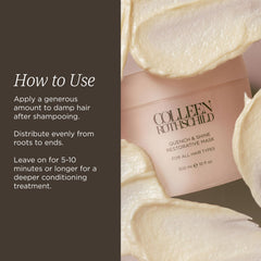 COLLEEN ROTHSCHILD ingredients display with coconut oil and shea butter benefits