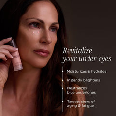 Colleen Rothschild open dispenser revealing tinted formula for easy fingertip application benefit
