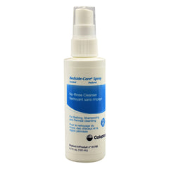 Coloplast bedside care front packaging showing 4 oz bottle and easy bedside use benefit