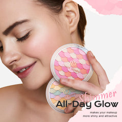 Color Nymph close-up of powder pans showing smooth texture and easy blending benefit